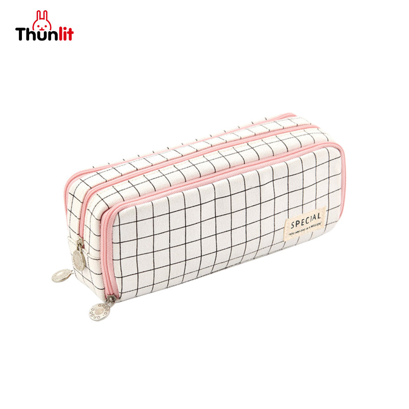 Thunlit Pencil Case with Compartments