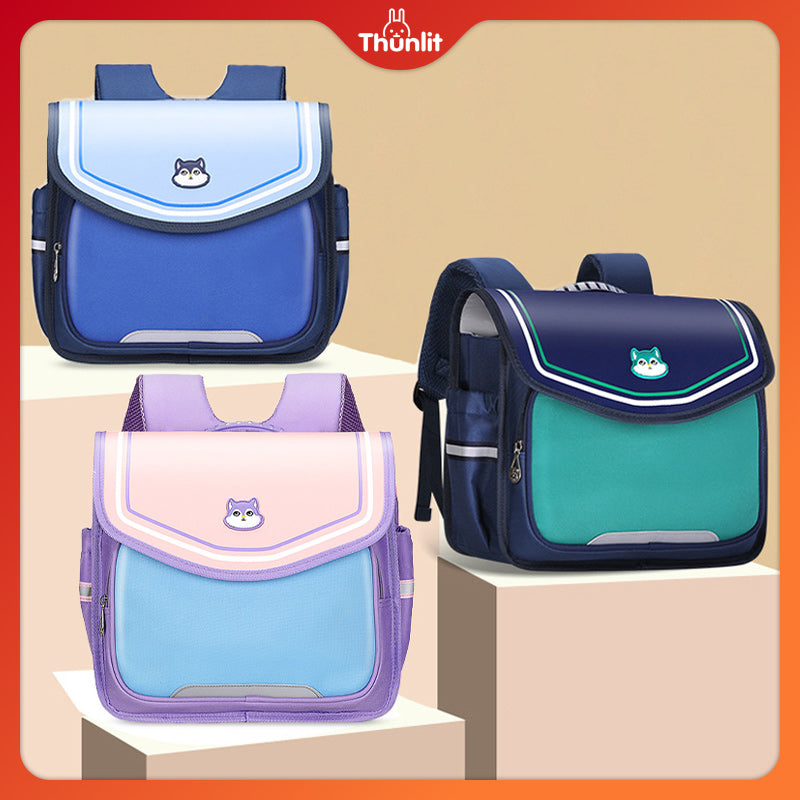 Thunlit Flap School Backpack