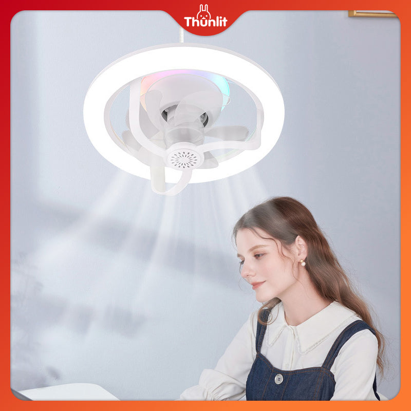 Thunlit Oscillating Ceiling Fan with Light