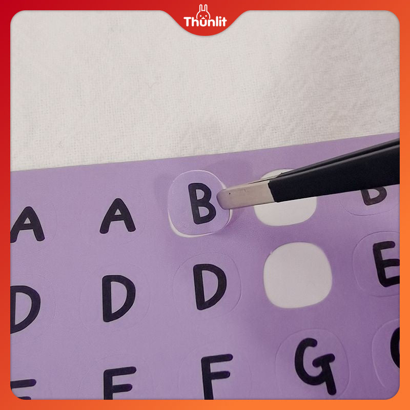 Thunlit Alphabet Sticker