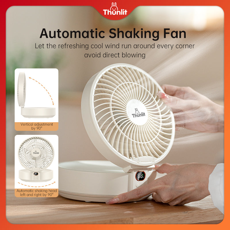 Thunlit Wall Mounted Oscillating Fan