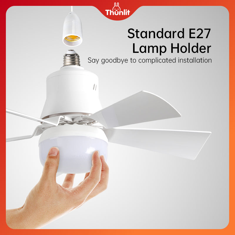 Thunlit Small Ceiling Fan with Light