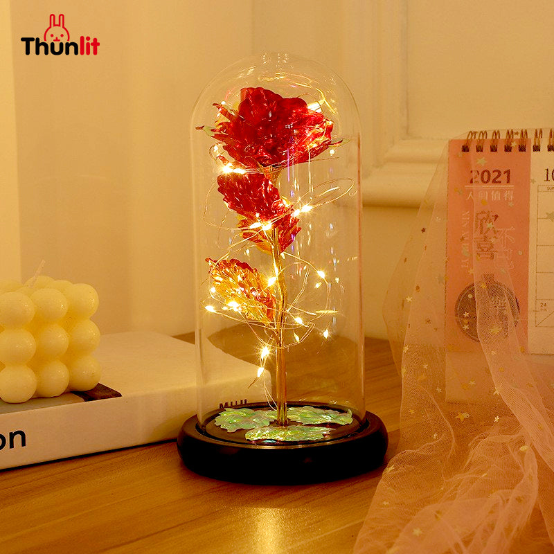 Thunlit Rose Flower Light