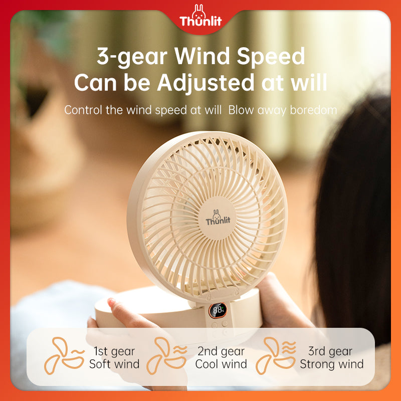 Thunlit Wall Mounted Oscillating Fan