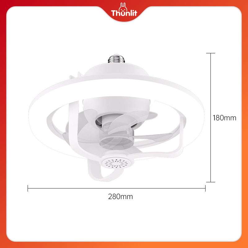 Thunlit Oscillating Ceiling Fan with Light