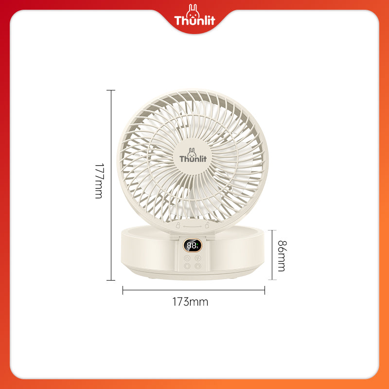 Thunlit Wall Mounted Oscillating Fan