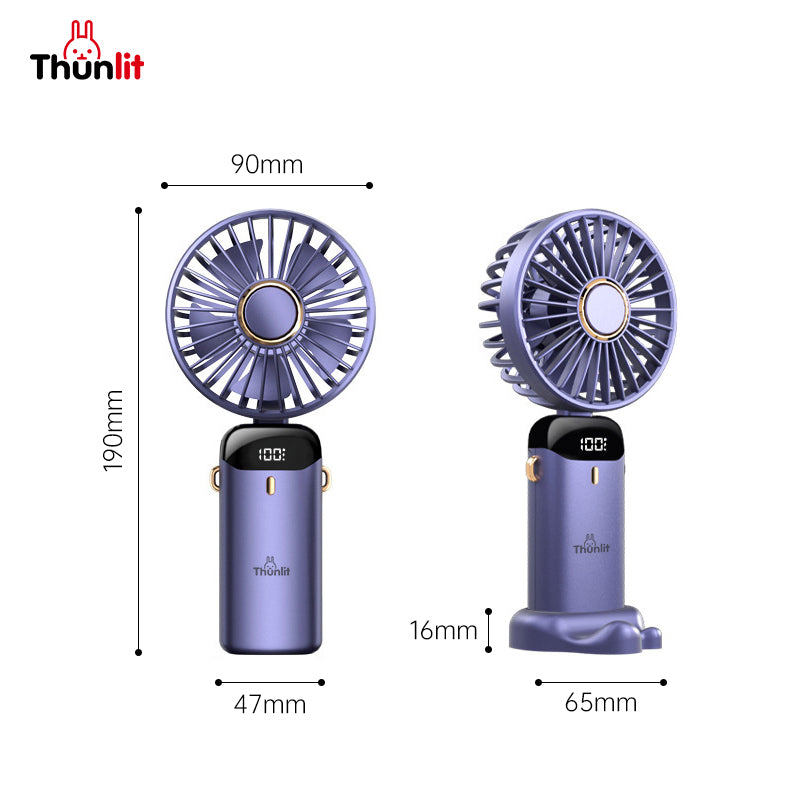 Thunlit Battery Operated Hand Fan