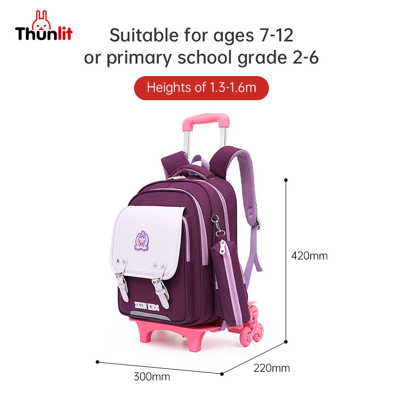 Thunlit Trolley Bag for Kids