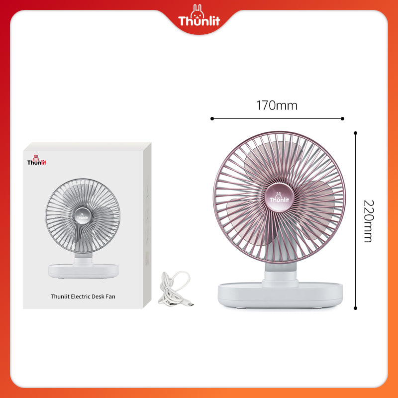 Thunlit Electric Desk Fan