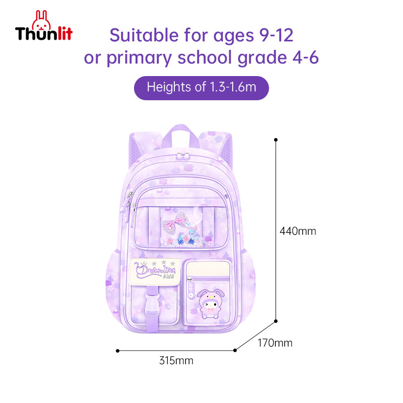 Thunlit Girls School Backpack