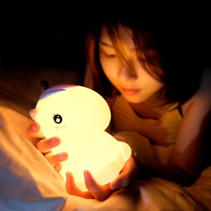 Thunlit Egg Night Light Silicone Home Decoration Egg Night Lamp