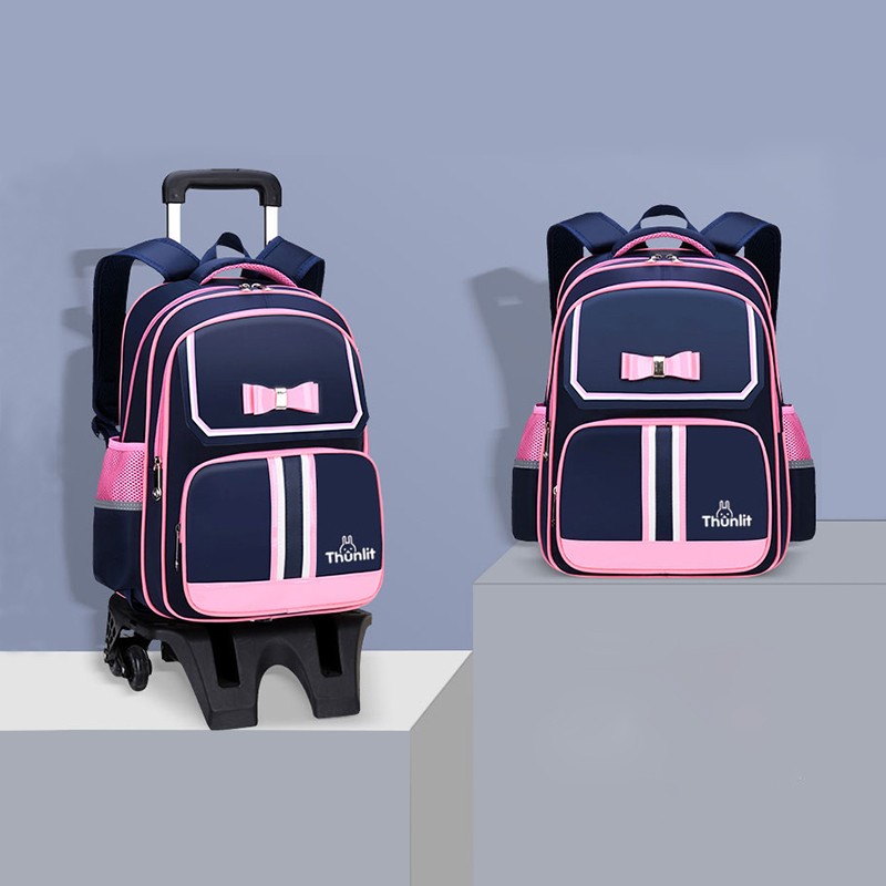 lvyH Kids Girls 3pcs Rolling Backpack Trolley Bookbag Unicorn Mermaid Backpacks  Schoolbag with Lunch Pencil Bag - Walmart.com