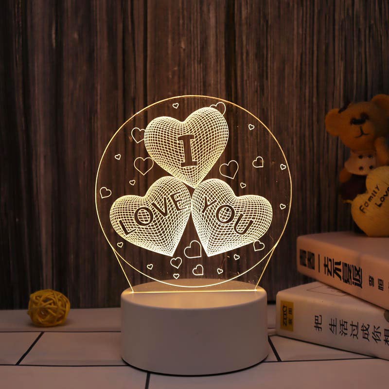 Thinking Of You - Heart-shaped Night Light