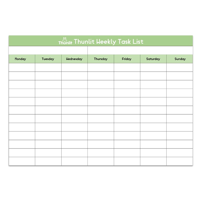 daily to do list template for word