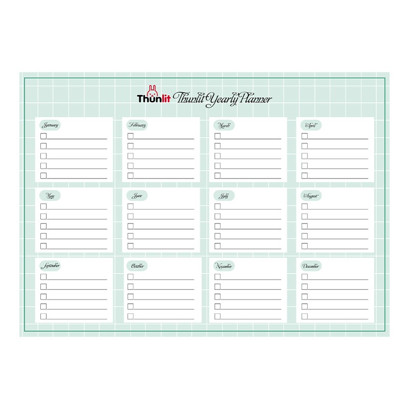 Thunlit Yearly Planner